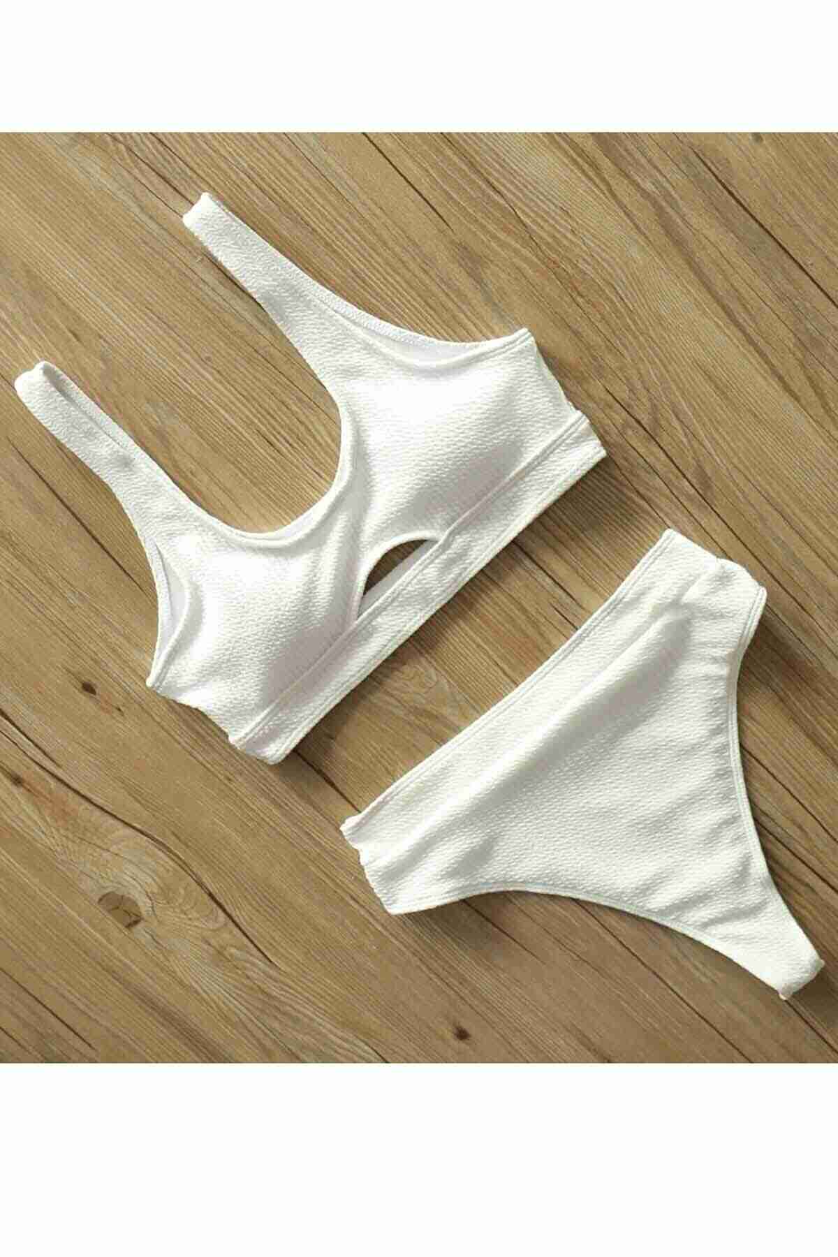 Angelsin Şık Bikini Altı Beyaz