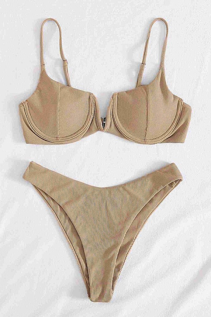 Angelsin Şık Bikini Altı Bej - 4