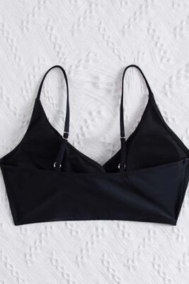 Angelsin - Angelsin Şık Bikini Üstü Siyah (1)
