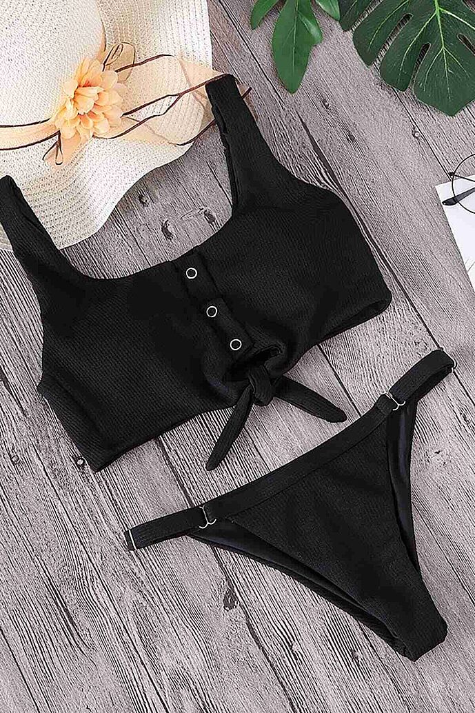 Angelsin Siyah Bikini Altı Siyah - 3