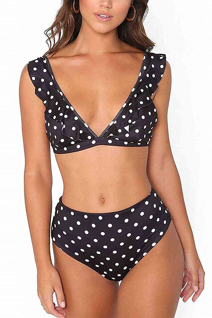 Angelsin Puantiyeli Bikini Takım Çok Renkli - 3