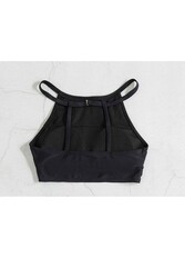 Angelsin Tankini Bikini Üstü Siyah - Thumbnail