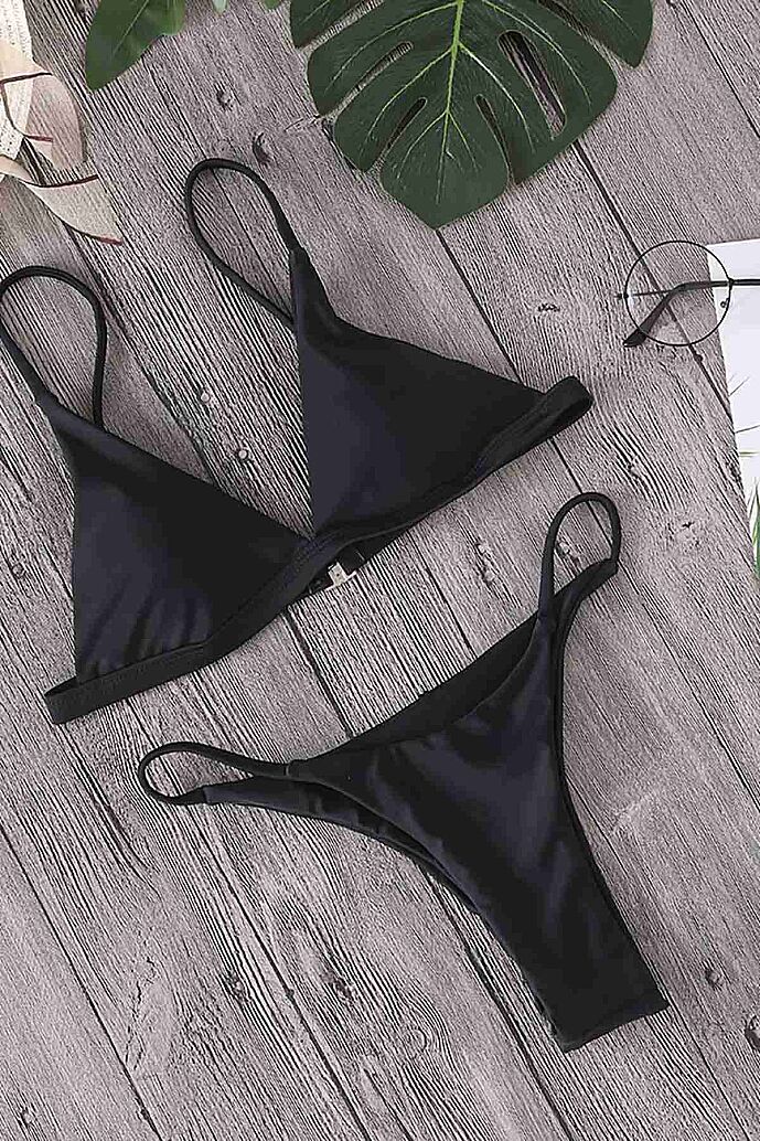Angelsin Üçgen Bikini Altı Siyah - 3