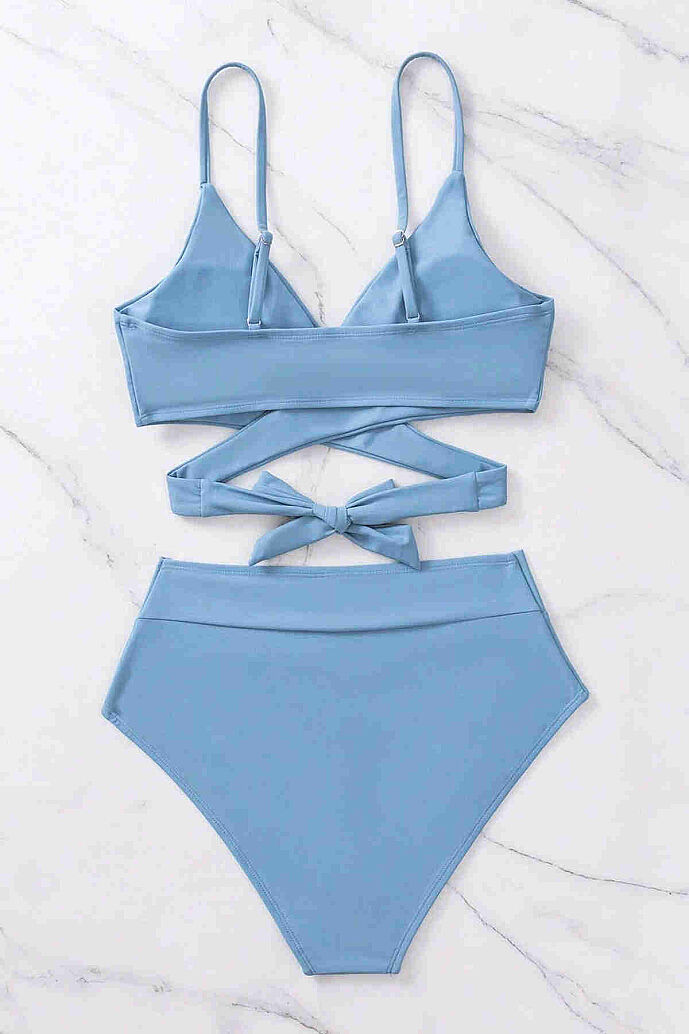 Angelsin V Kesim Bikini Altı Mavi - 6