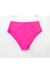 Angelsin Yüksek Bel Bikini Altı Fuşya - Thumbnail