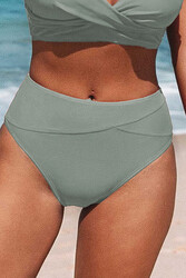 Angelsin Yüksek Bel Bikini Altı Gri - Thumbnail