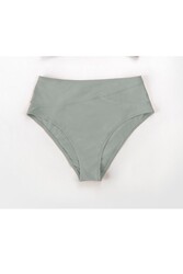 Angelsin Yüksek Bel Bikini Altı Gri - Thumbnail