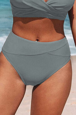 Angelsin - Angelsin Yüksek Bel Bikini Altı Gri