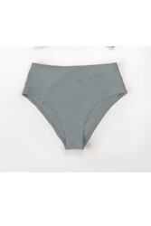 Angelsin Yüksek Bel Bikini Altı Gri - Thumbnail