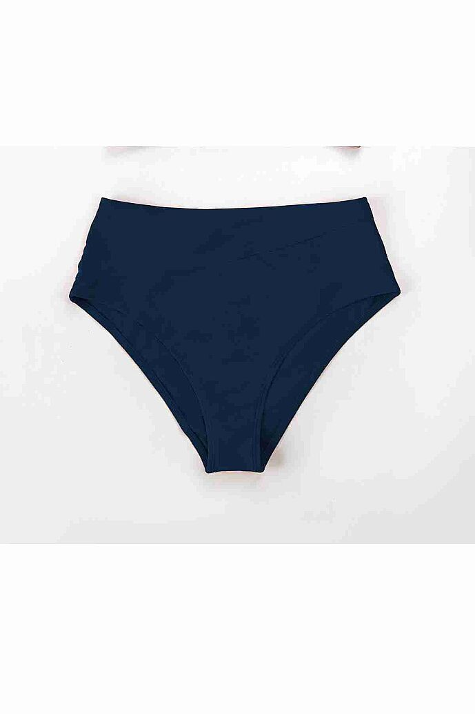 Angelsin Yüksek Bel Bikini Altı Lacivert - 3