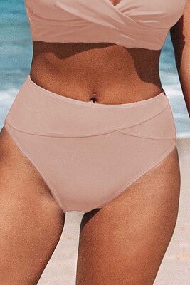 Angelsin - Angelsin Yüksek Bel Bikini Altı Pembe Angelsin - Angelsin Yüksek Bel Bikini Altı Pembe