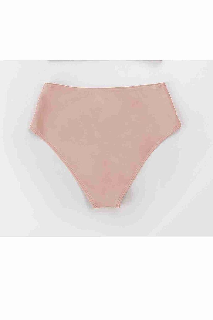 Angelsin Yüksek Bel Bikini Altı Pembe - 4