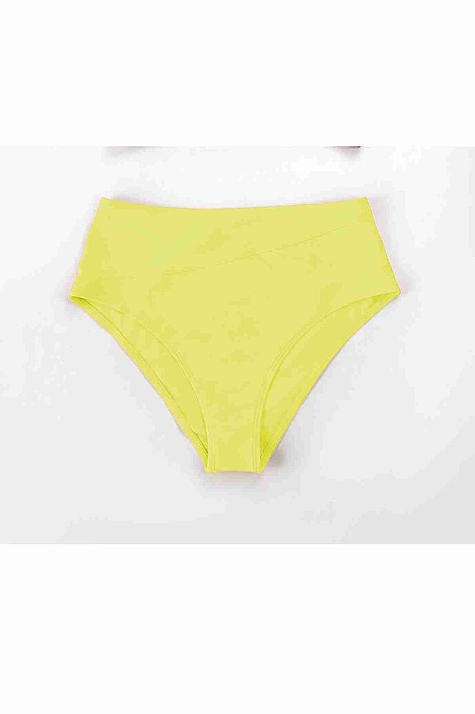 Angelsin Yüksek Bel Bikini Altı Sarı - 3