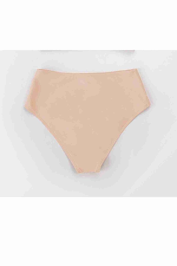 Angelsin Yüksek Bel Bikini Altı Somon - 4