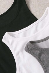 Merry See 3 Lü Set Kolsuz Cepsiz Peluş Polar Alt Üst Pijama Takımı Çok Renkli - Thumbnail