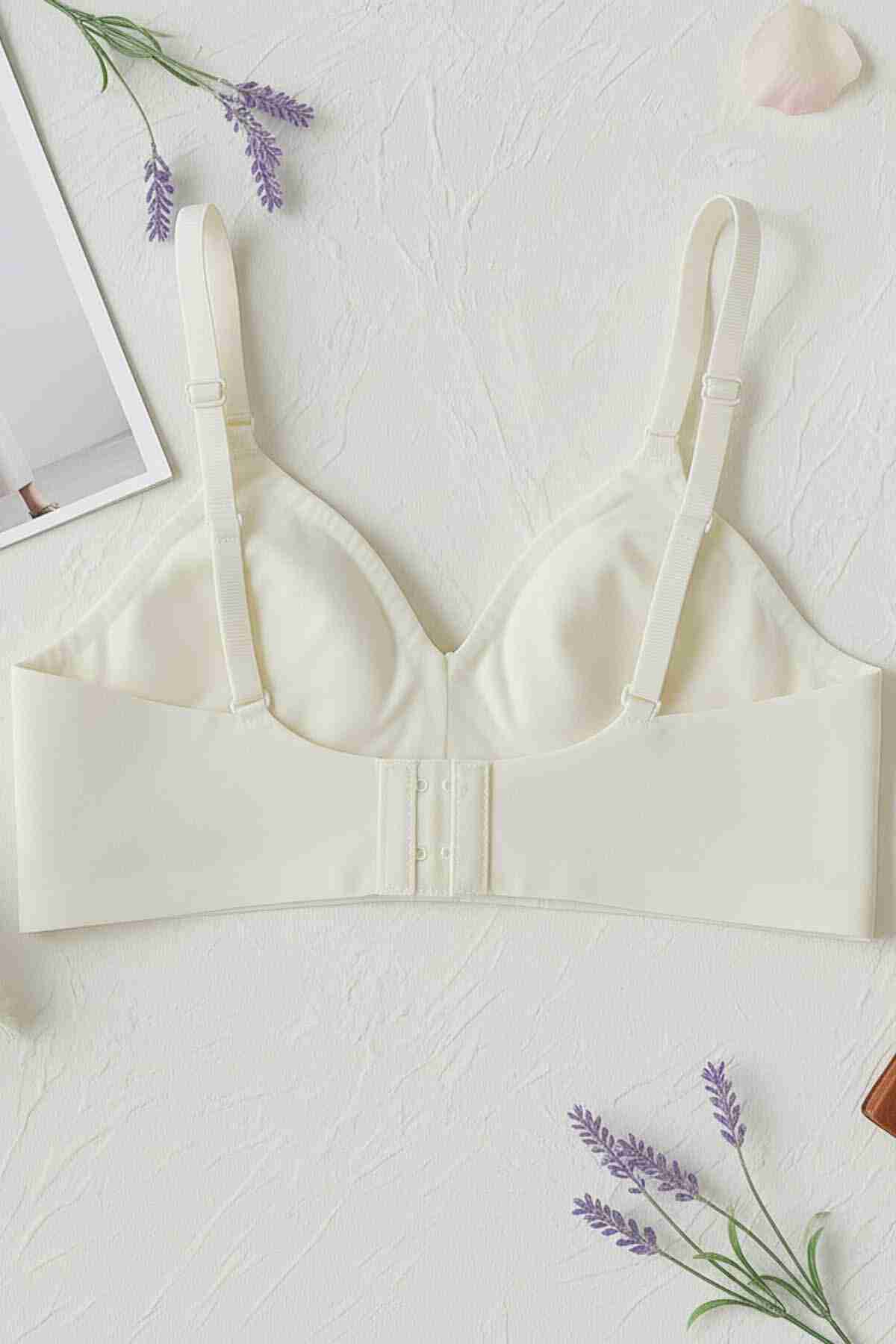 Merry See Balensiz Çıkarılabilir Pedli Lazer Kesim İzbırakmaz Sütyen Krem Merry See Balensiz Çıkarılabilir Pedli Lazer Kesim İzbırakmaz Sütyen Krem