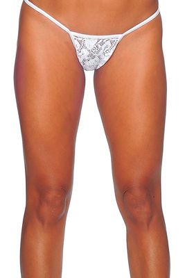 Merry See - Merry See Beyaz Dantel Tanga