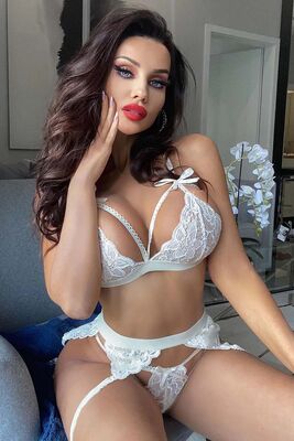 Merry See - Merry See Dantel Jartiyerli Sütyen Külot Takım İç giyim Beyaz (1)