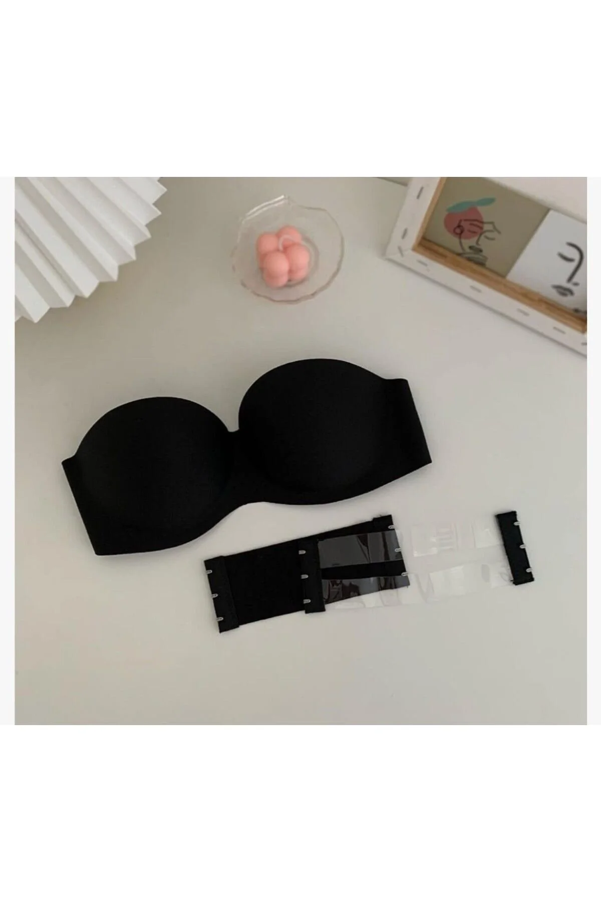 Merry See Dikişsiz Balensiz Hafif Destekli Lazer Kesim İzbırakmaz Görünmez Straplez Sütyen Siyah Merry See Dikişsiz Balensiz Hafif Destekli Lazer Kesim İzbırakmaz Görünmez Straplez Sütyen Siyah