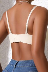 Merry See Dikişsiz Balensiz Hafif Destekli Lazer Kesim İzbırakmaz Görünmez Sütyen TEN - Thumbnail