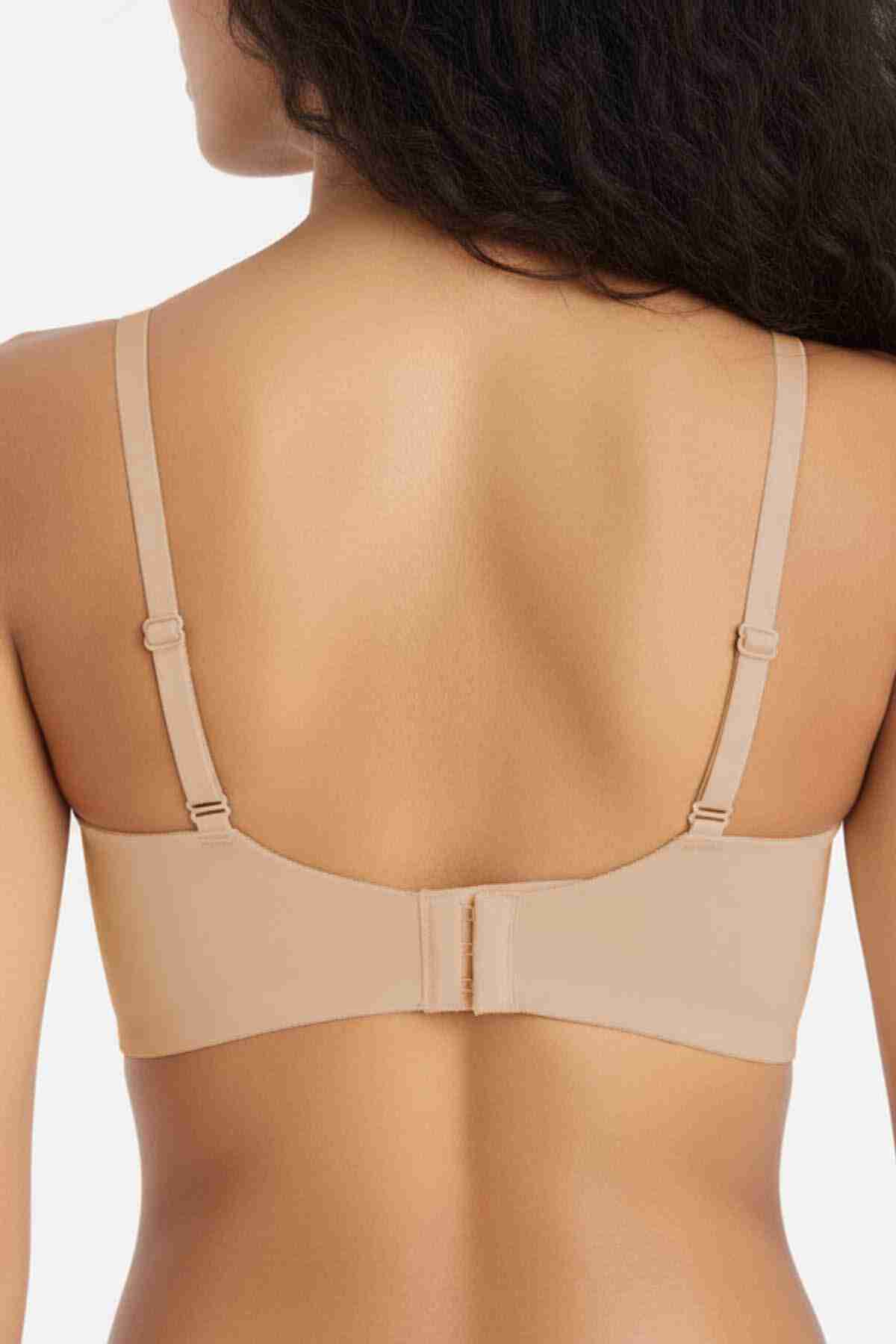 Merry See Dikişsiz Balensiz Hafif Destekli Parlak Lazer Kesim İzbırakmaz Görünmez Sütyen TEN Merry See Dikişsiz Balensiz Hafif Destekli Parlak Lazer Kesim İzbırakmaz Görünmez Sütyen TEN