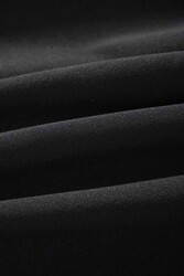 Merry See Lastik Paça Yüksek Bel İçi Şardonlu Özel Kumaş Eşofman Altı Jogger Siyah - Thumbnail