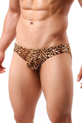 Merry See - Merry See Leopar Desenli Erkek Slip