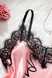 Merry See Love Kalp Baskılı Şortlu Pijama Takımı Pembe - Thumbnail