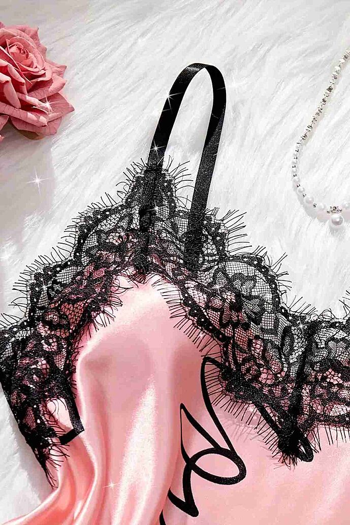 Merry See Love Kalp Baskılı Şortlu Pijama Takımı Pembe - 7