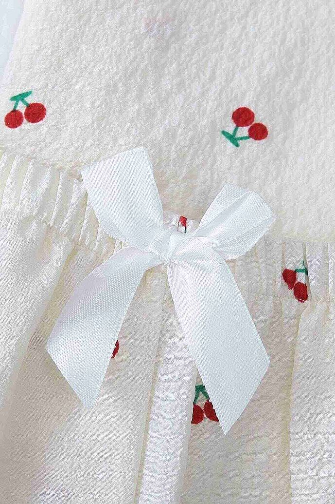 Merry See Özel Örme Kumaş Baskılı Kısa Kollu Şortlu Pijama Takımı Çok Renkli - 4