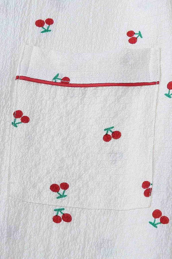 Merry See Özel Örme Kumaş Baskılı Kısa Kollu Şortlu Pijama Takımı Çok Renkli - 5