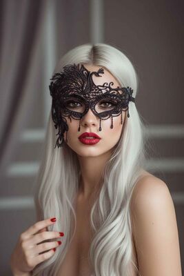 Merry See - Merry See Özel Tasarım Dantel Göz Maskesi (1)