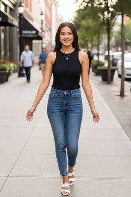 Merry See - Merry See Tek Renk 1 Adet Kadın Kolsuz Örme Kumaş Bluz Crop Siyah